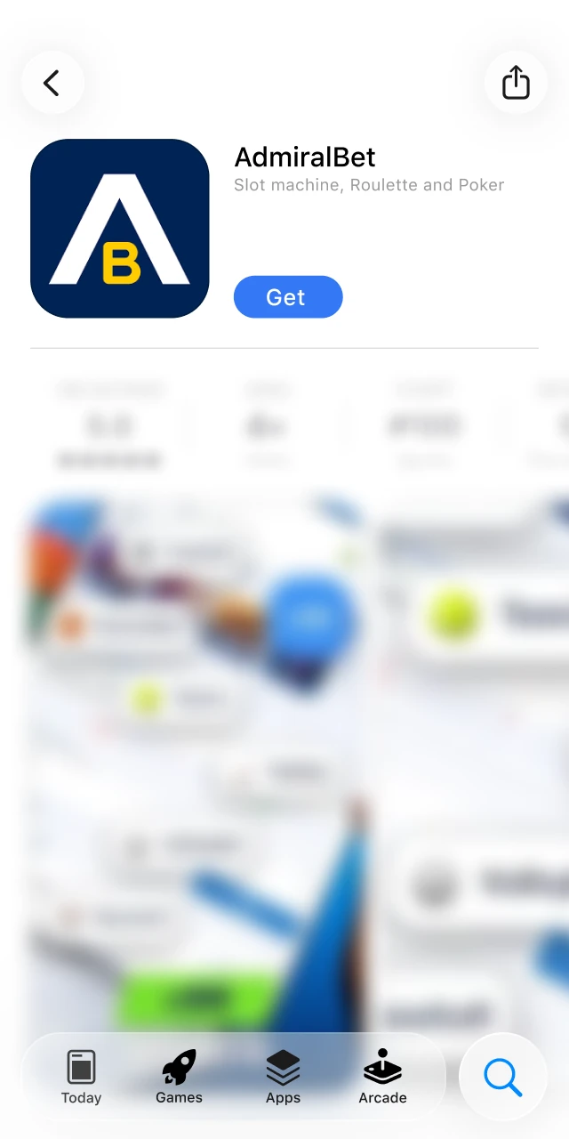 Download AdmiralBet straight to your iPhone from the App Store.