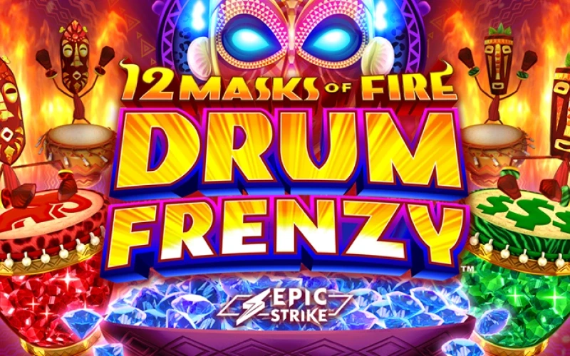 Siente el ritmo y hazte rico jugando 12 Masks Of Fire en AdmiralBet.