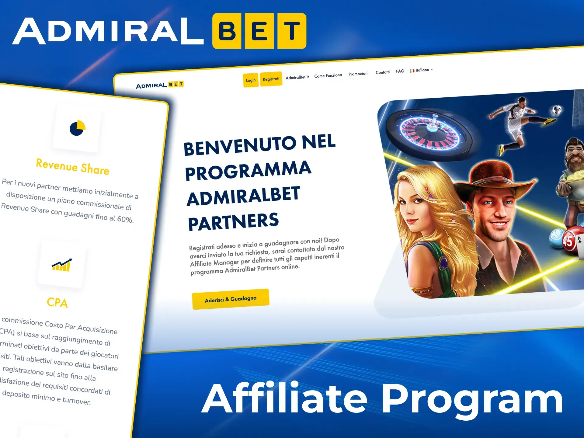 Programma affiliati AdmiralBet con strumenti e supporto dedicato.